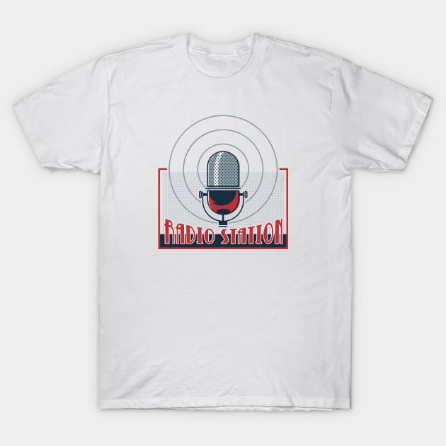 Radio Station T-Shirt by LR_Collections